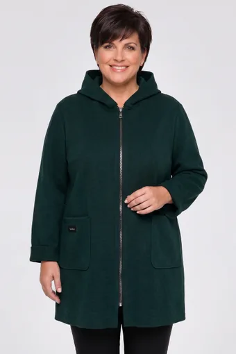 Tenká bunda fuchsiové barvy